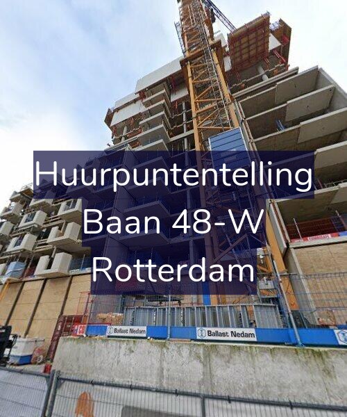 Foto gevel Huurpuntentelling voor Baan 48-W, Rotterdam