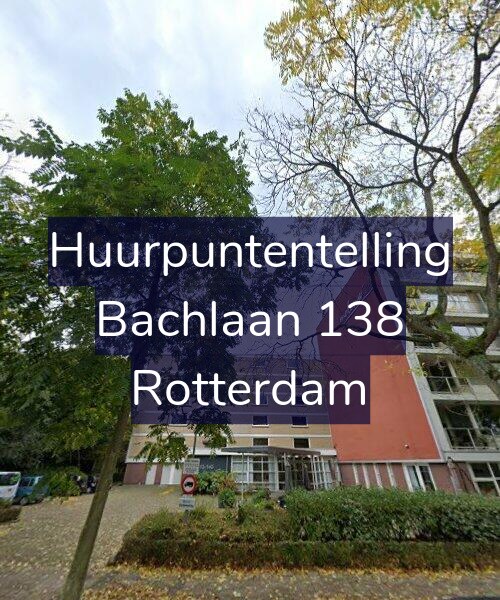 Foto gevel Huurpuntentelling voor Bachlaan 138, Rotterdam