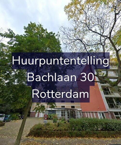 Foto gevel Huurpuntentelling voor Bachlaan 30, Rotterdam