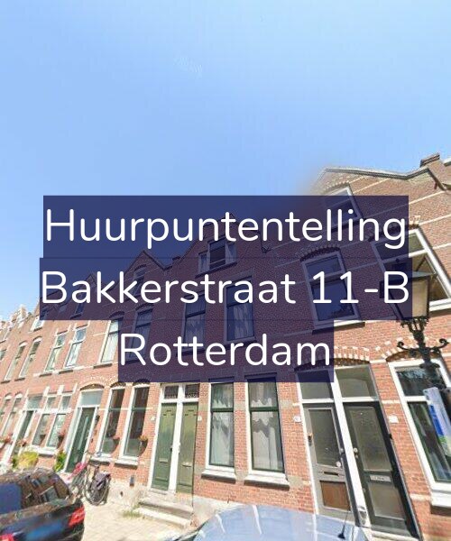 Foto gevel Huurpuntentelling voor Bakkerstraat 11-B, Rotterdam