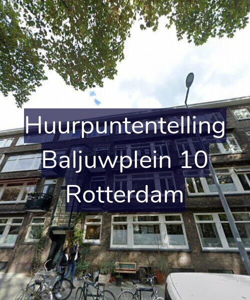 Foto gevel Huurpuntentelling voor Baljuwplein 10, Rotterdam