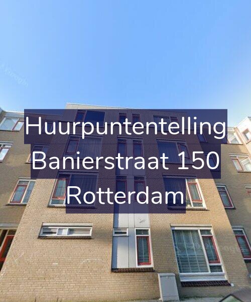 Foto gevel Huurpuntentelling voor Banierstraat 150, Rotterdam