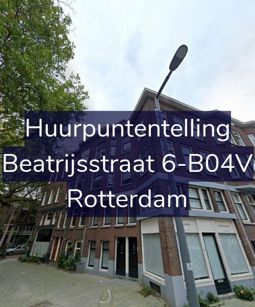 Foto gevel Huurpuntentelling voor Beatrijsstraat 6-B04V, Rotterdam