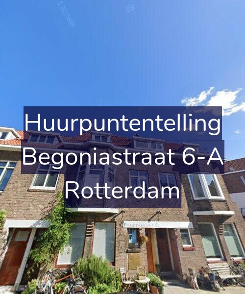 Foto gevel Huurpuntentelling voor Begoniastraat 6-A, Rotterdam