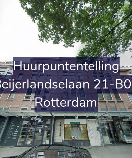 Foto gevel Huurpuntentelling voor Beijerlandselaan 21-B01, Rotterdam