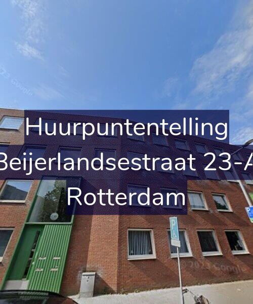 Foto gevel Huurpuntentelling voor Beijerlandsestraat 23-A, Rotterdam