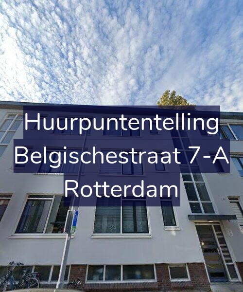 Foto gevel Huurpuntentelling voor Belgischestraat 7-A, Rotterdam
