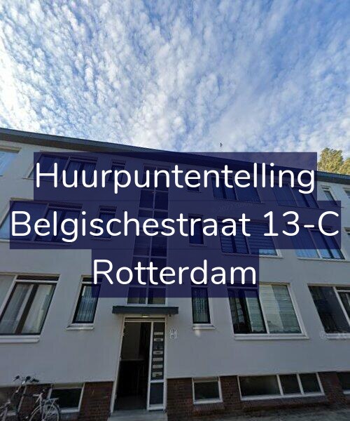 Foto gevel Huurpuntentelling voor Belgischestraat 13-C, Rotterdam