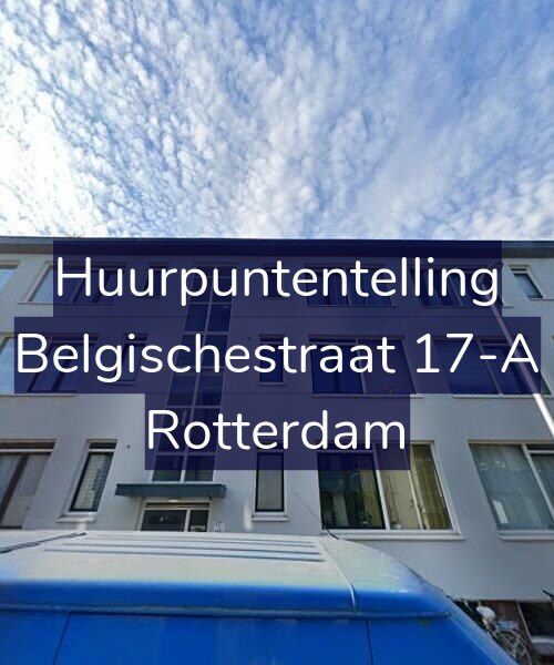 Foto gevel Huurpuntentelling voor Belgischestraat 17-A, Rotterdam