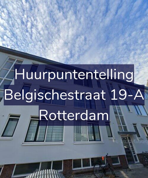 Foto gevel Huurpuntentelling voor Belgischestraat 19-A, Rotterdam
