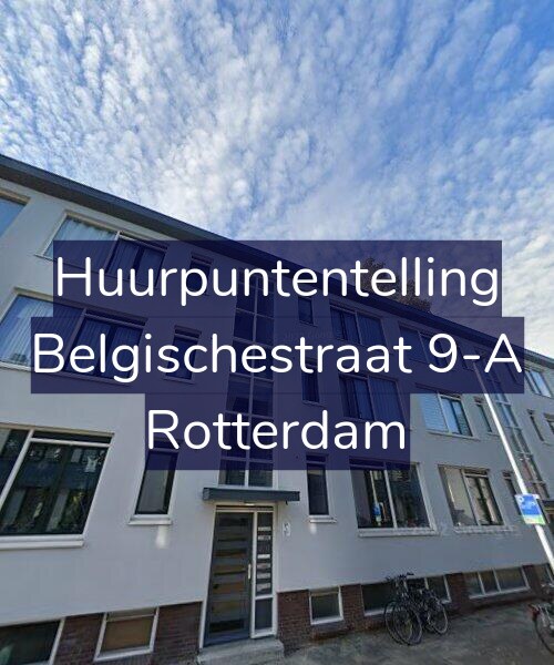 Foto gevel Huurpuntentelling voor Belgischestraat 9-A, Rotterdam