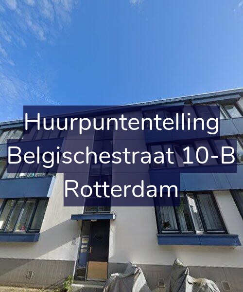 Foto gevel Huurpuntentelling voor Belgischestraat 10-B, Rotterdam