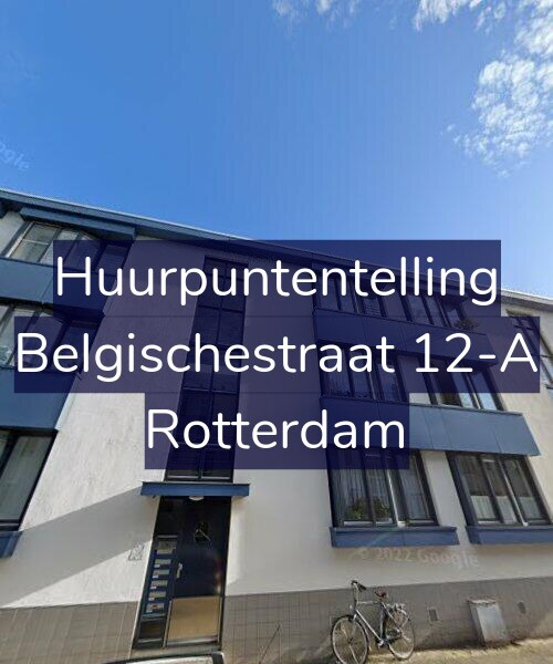 Foto gevel Huurpuntentelling voor Belgischestraat 12-A, Rotterdam