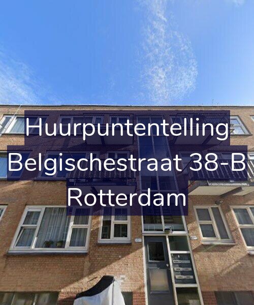 Foto gevel Huurpuntentelling voor Belgischestraat 38-B, Rotterdam