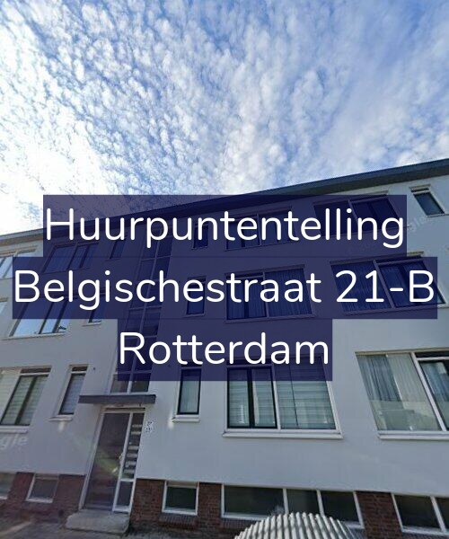 Foto gevel Huurpuntentelling voor Belgischestraat 21-B, Rotterdam