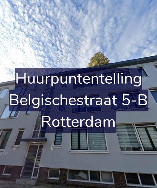 Foto gevel Huurpuntentelling voor Belgischestraat 5-B, Rotterdam
