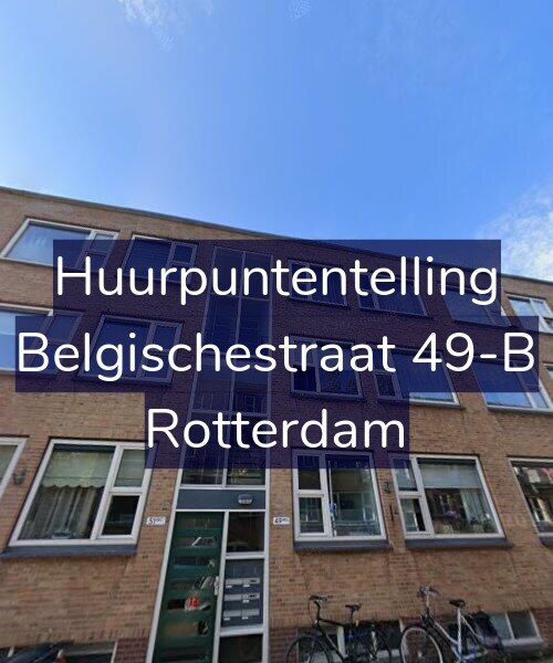 Foto gevel Huurpuntentelling voor Belgischestraat 49-B, Rotterdam