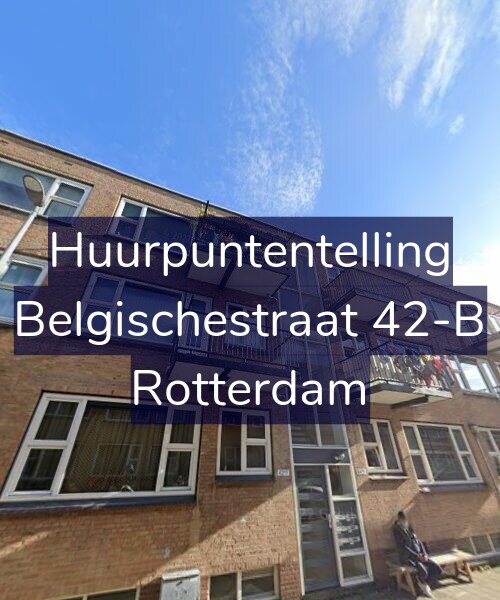 Foto gevel Huurpuntentelling voor Belgischestraat 42-B, Rotterdam
