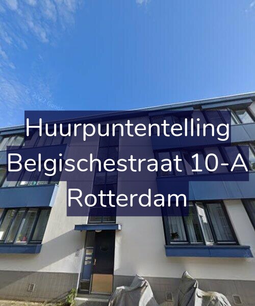 Foto gevel Huurpuntentelling voor Belgischestraat 10-A, Rotterdam
