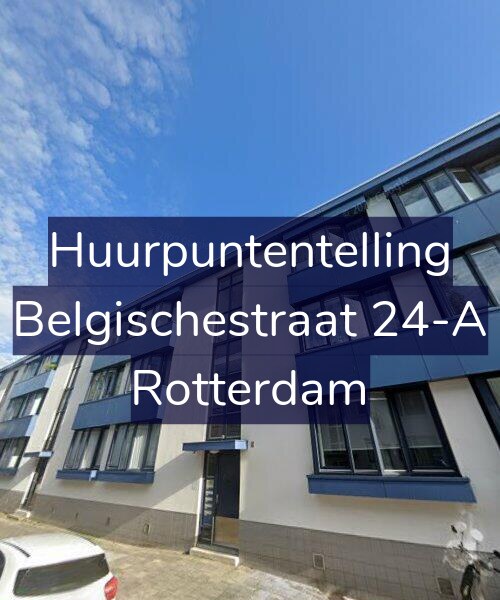 Foto gevel Huurpuntentelling voor Belgischestraat 24-A, Rotterdam