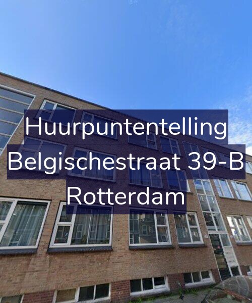 Foto gevel Huurpuntentelling voor Belgischestraat 39-B, Rotterdam