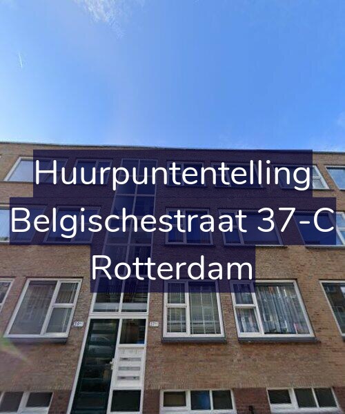 Foto gevel Huurpuntentelling voor Belgischestraat 37-C, Rotterdam