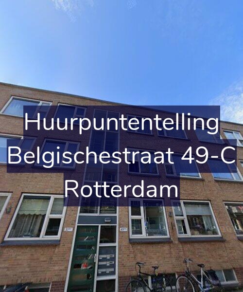 Foto gevel Huurpuntentelling voor Belgischestraat 49-C, Rotterdam