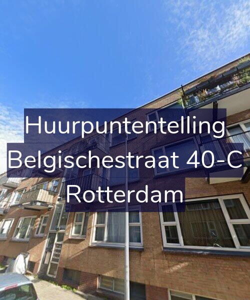 Foto gevel Huurpuntentelling voor Belgischestraat 40-C, Rotterdam