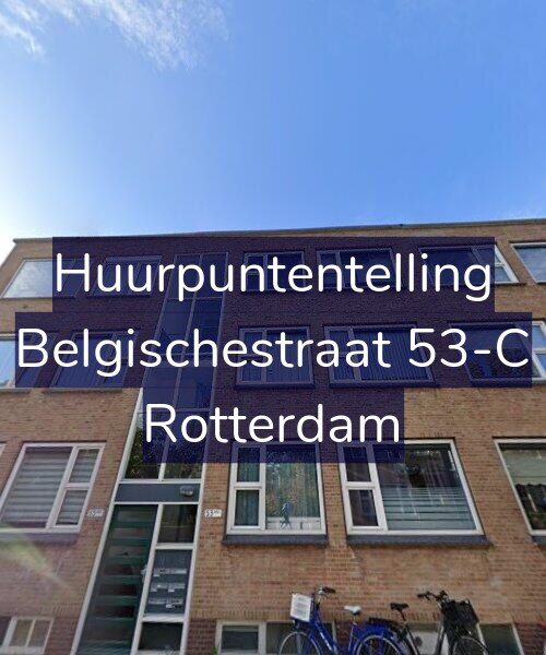 Foto gevel Huurpuntentelling voor Belgischestraat 53-C, Rotterdam