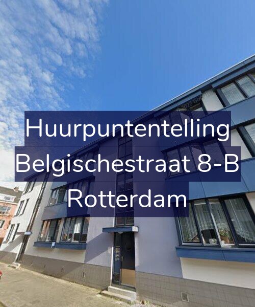 Foto gevel Huurpuntentelling voor Belgischestraat 8-B, Rotterdam