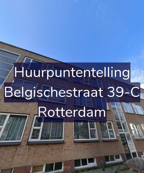 Foto gevel Huurpuntentelling voor Belgischestraat 39-C, Rotterdam