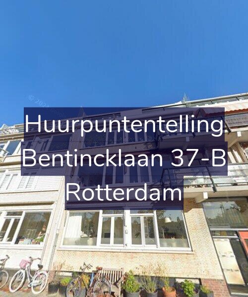 Foto gevel Huurpuntentelling voor Bentincklaan 37-B, Rotterdam