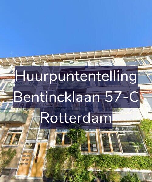 Foto gevel Huurpuntentelling voor Bentincklaan 57-C, Rotterdam