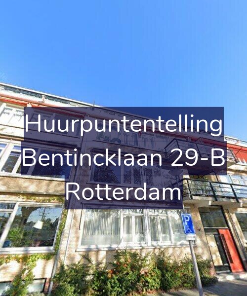 Foto gevel Huurpuntentelling voor Bentincklaan 29-B, Rotterdam