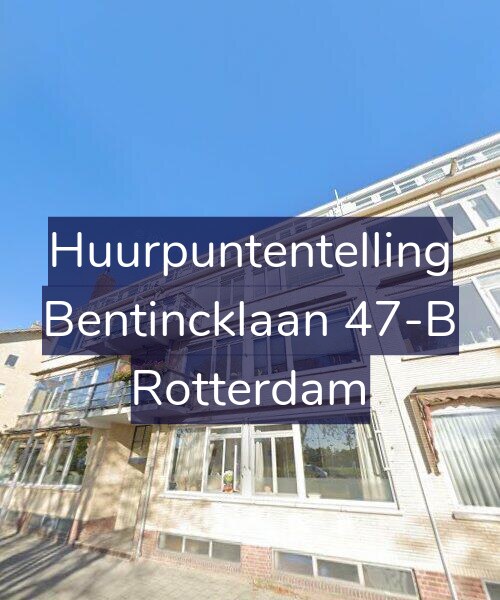 Foto gevel Huurpuntentelling voor Bentincklaan 47-B, Rotterdam