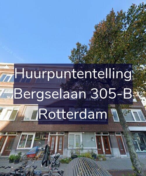 Foto gevel Huurpuntentelling voor Bergselaan 305-B, Rotterdam