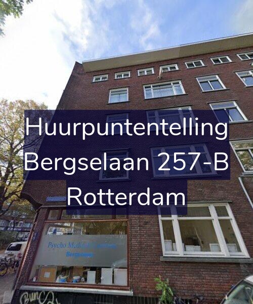 Foto gevel Huurpuntentelling voor Bergselaan 257-B, Rotterdam