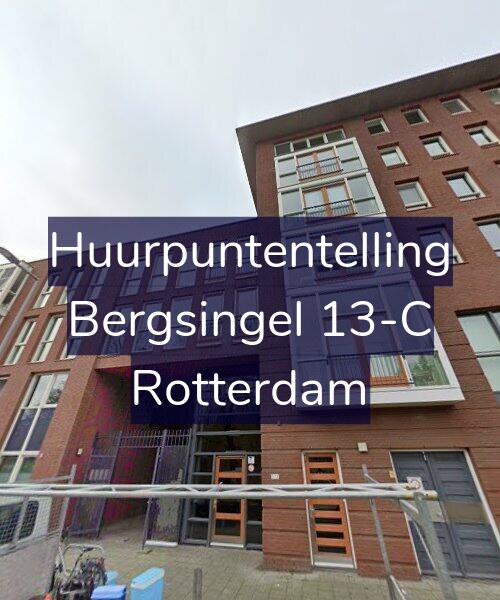 Foto gevel Huurpuntentelling voor Bergsingel 13-C, Rotterdam