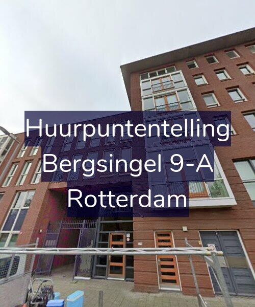 Foto gevel Huurpuntentelling voor Bergsingel 9-A, Rotterdam
