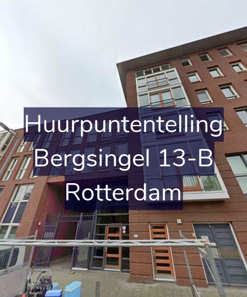 Foto gevel Huurpuntentelling voor Bergsingel 13-B, Rotterdam