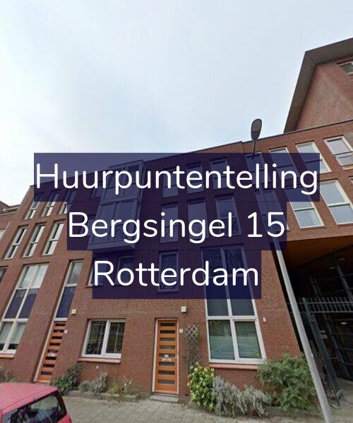 Foto gevel Huurpuntentelling voor Bergsingel 15, Rotterdam