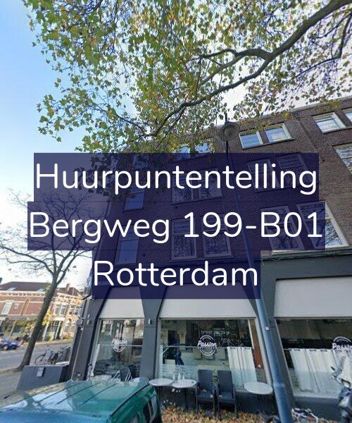 Foto gevel Huurpuntentelling voor Bergweg 199-B01, Rotterdam