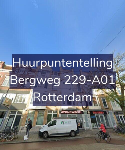 Foto gevel Huurpuntentelling voor Bergweg 229-A01, Rotterdam