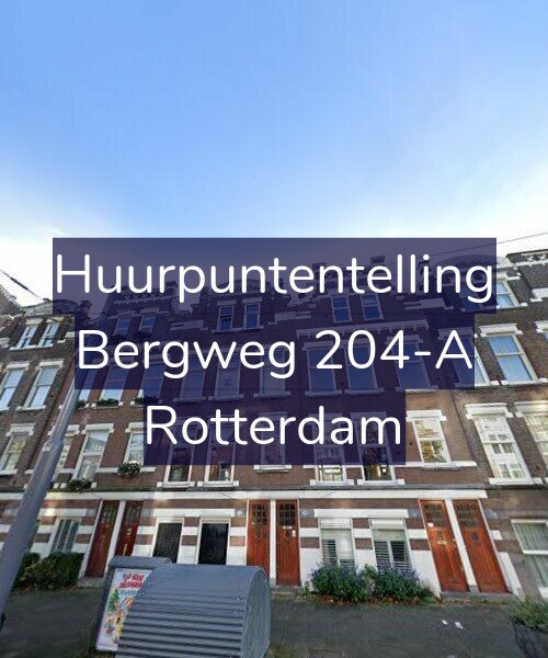 Foto gevel Huurpuntentelling voor Bergweg 204-A, Rotterdam