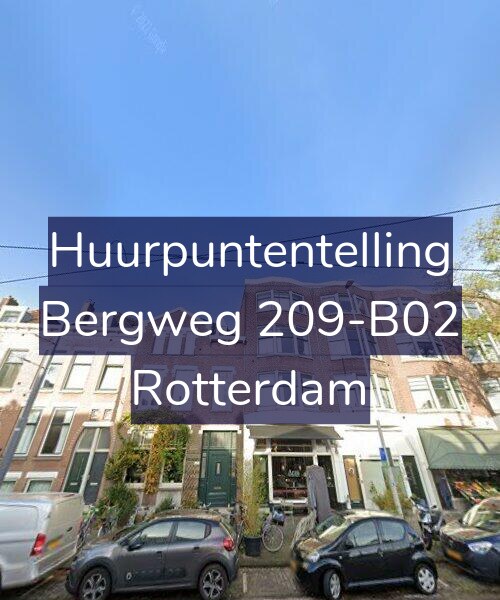 Foto gevel Huurpuntentelling voor Bergweg 209-B02, Rotterdam