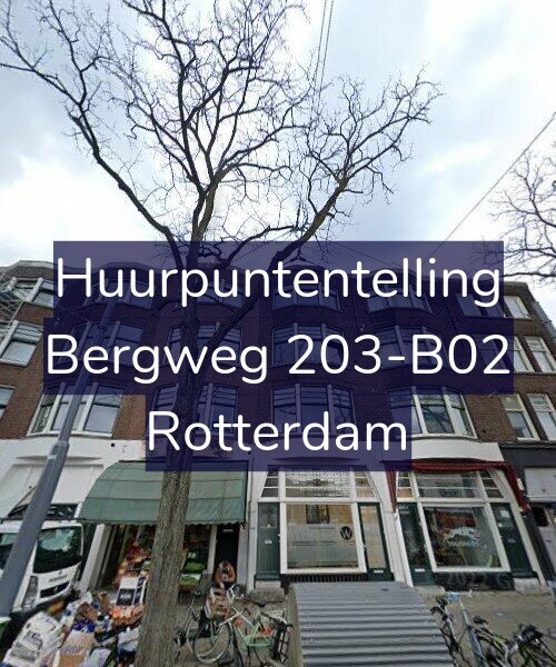 Foto gevel Huurpuntentelling voor Bergweg 203-B02, Rotterdam