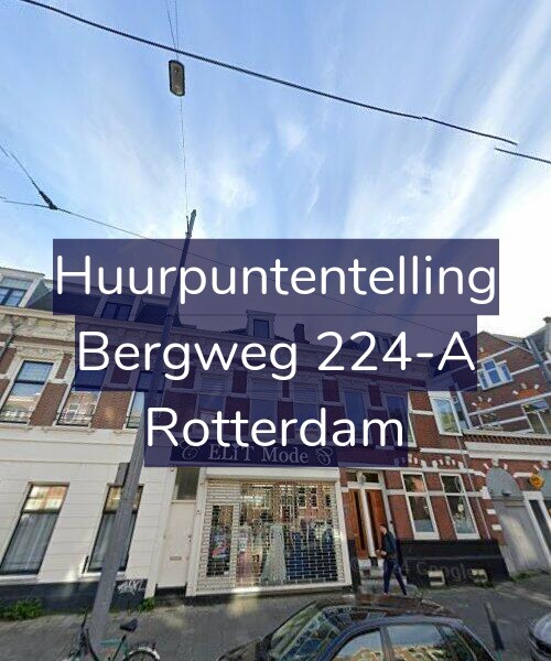 Foto gevel Huurpuntentelling voor Bergweg 224-A, Rotterdam