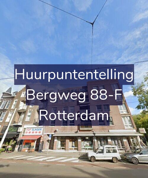 Foto gevel Huurpuntentelling voor Bergweg 88-F, Rotterdam