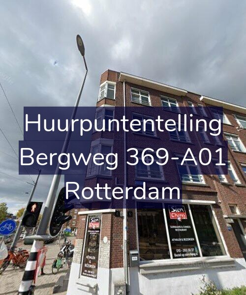 Foto gevel Huurpuntentelling voor Bergweg 369-A01, Rotterdam