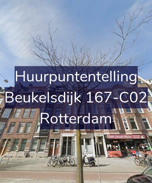 Foto gevel Huurpuntentelling voor Beukelsdijk 167-C02, Rotterdam
